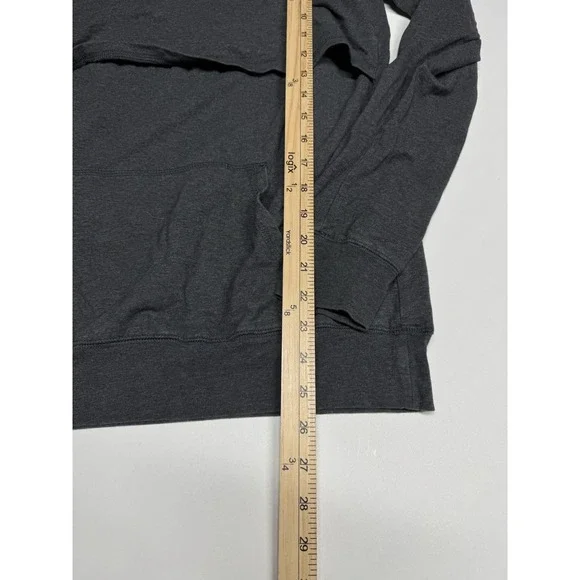 2 Latched Mama Purple Cowl Neck And Hooded Gray Sweatshirt size Large - Picture 4 of 15